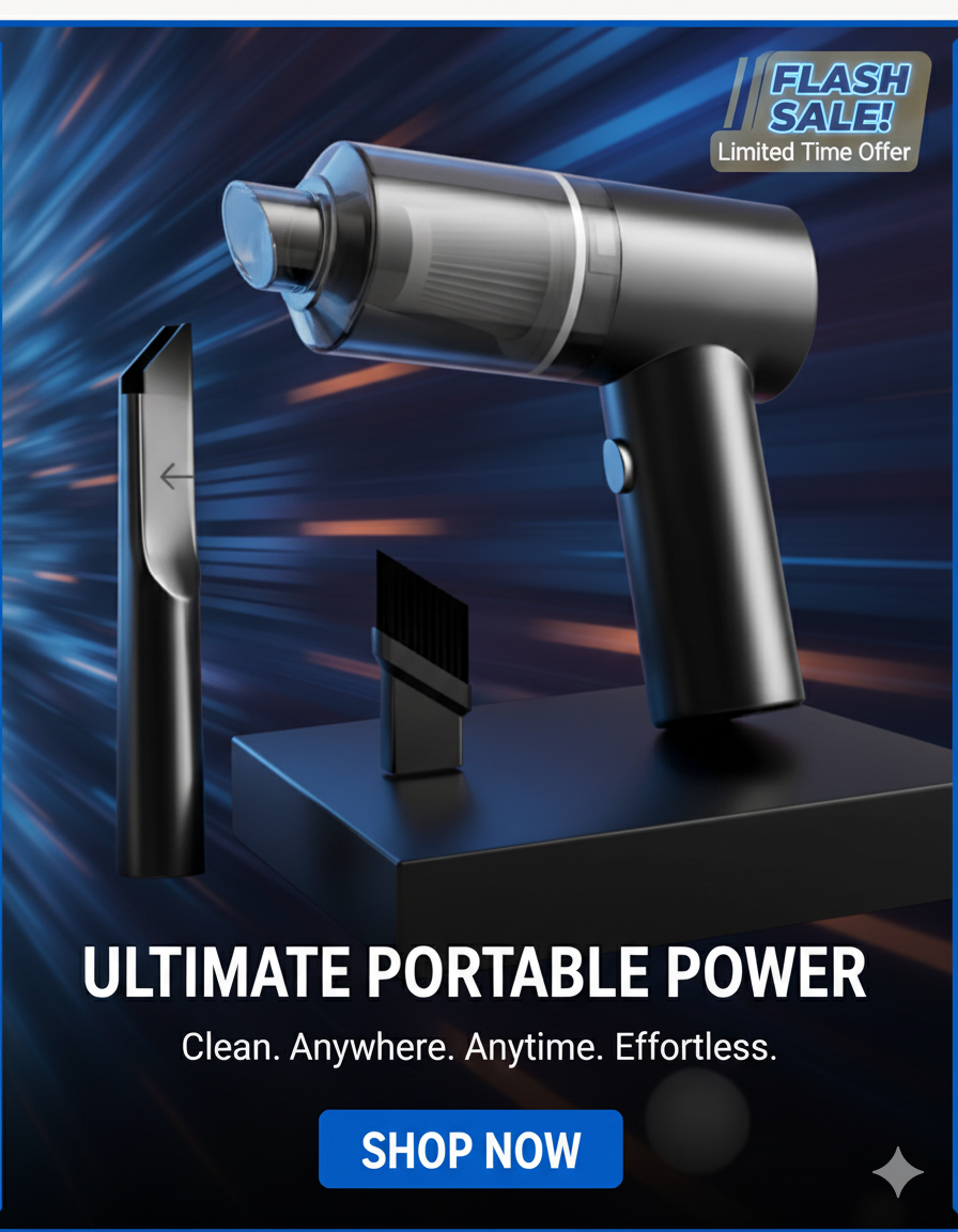 AirSwift™ Mini Vacuum- Portable vaccum cleaner.