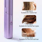 "SleekGlow™ Portable Hair Straightener Comb – Salon-Perfect Hair Anywhere!"