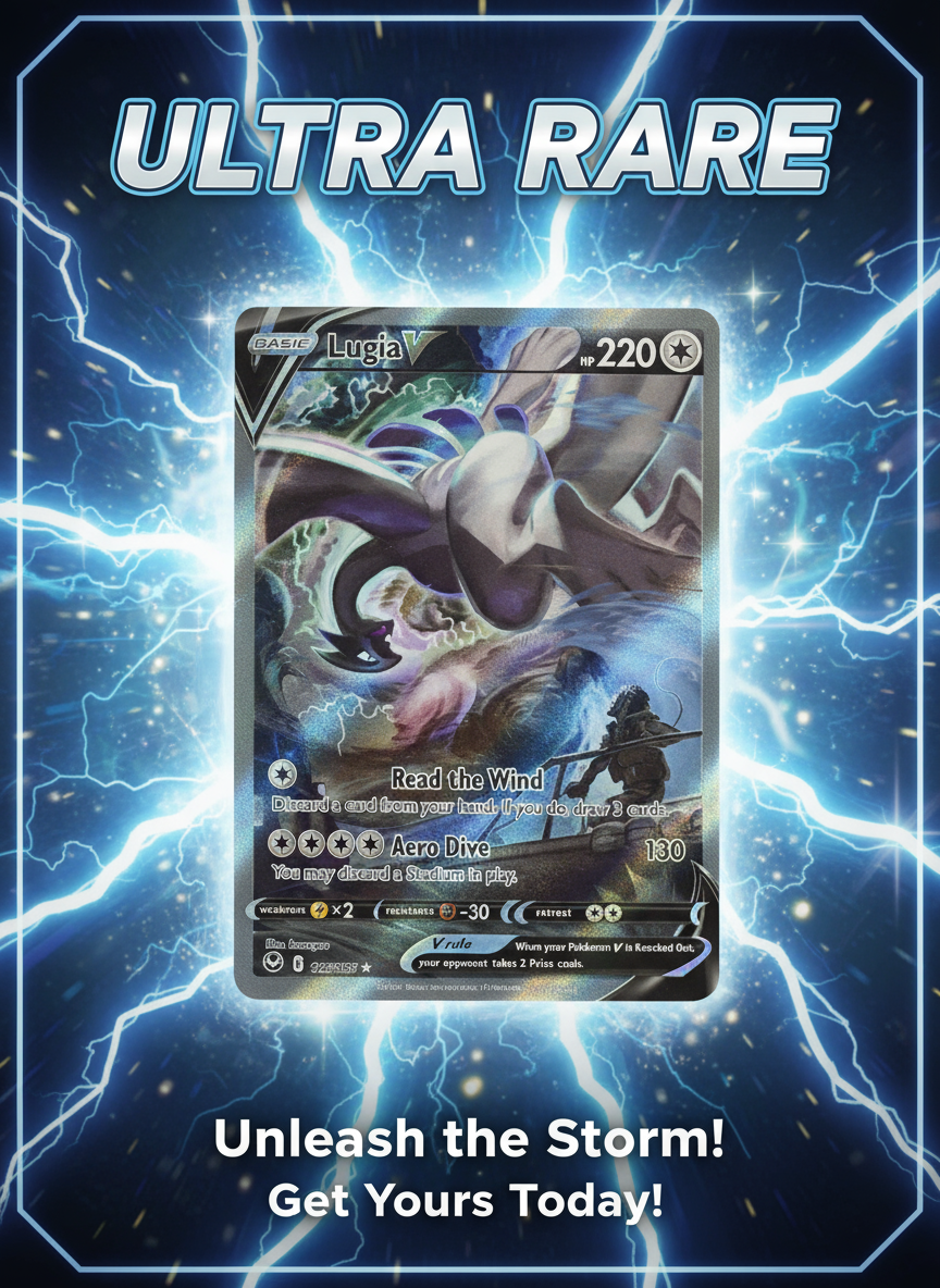 Lugia V Silver Tempest Ultra Rare – Mint Condition
